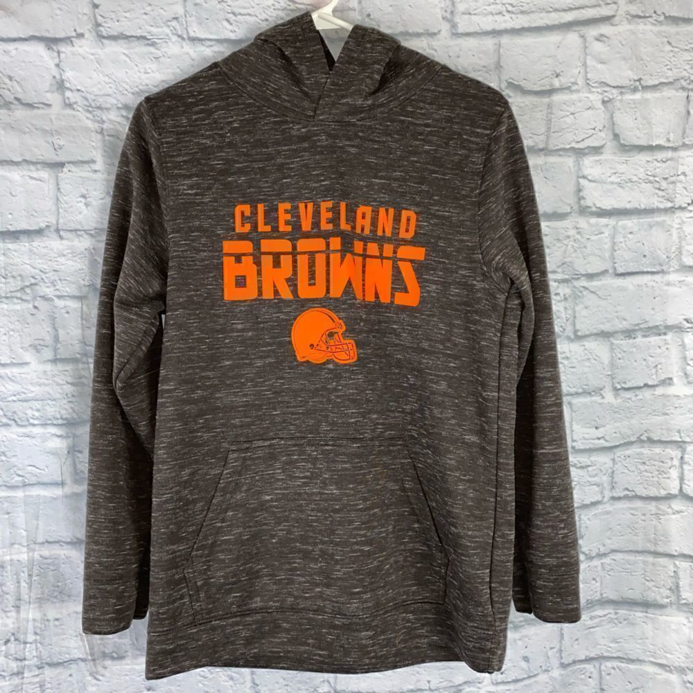 NFL team apparel Cleveland browns hoodie youth sz XL 14/16